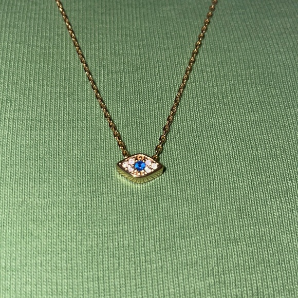 Gorjana Jewelry - NWOT Evil Eye Necklace.  18” length.